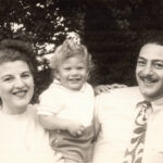 Mom, Dad, and Jeffie 1947