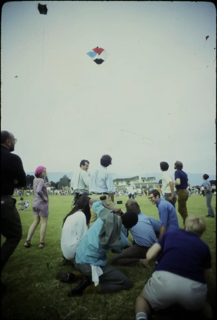 24 Kite aloft, Day of the Kite, Santa Barbara, April 68