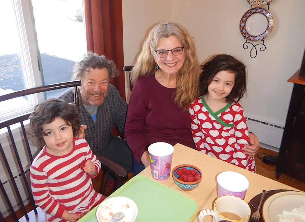 Breakfast with Jean, Petra, Talia, March '18