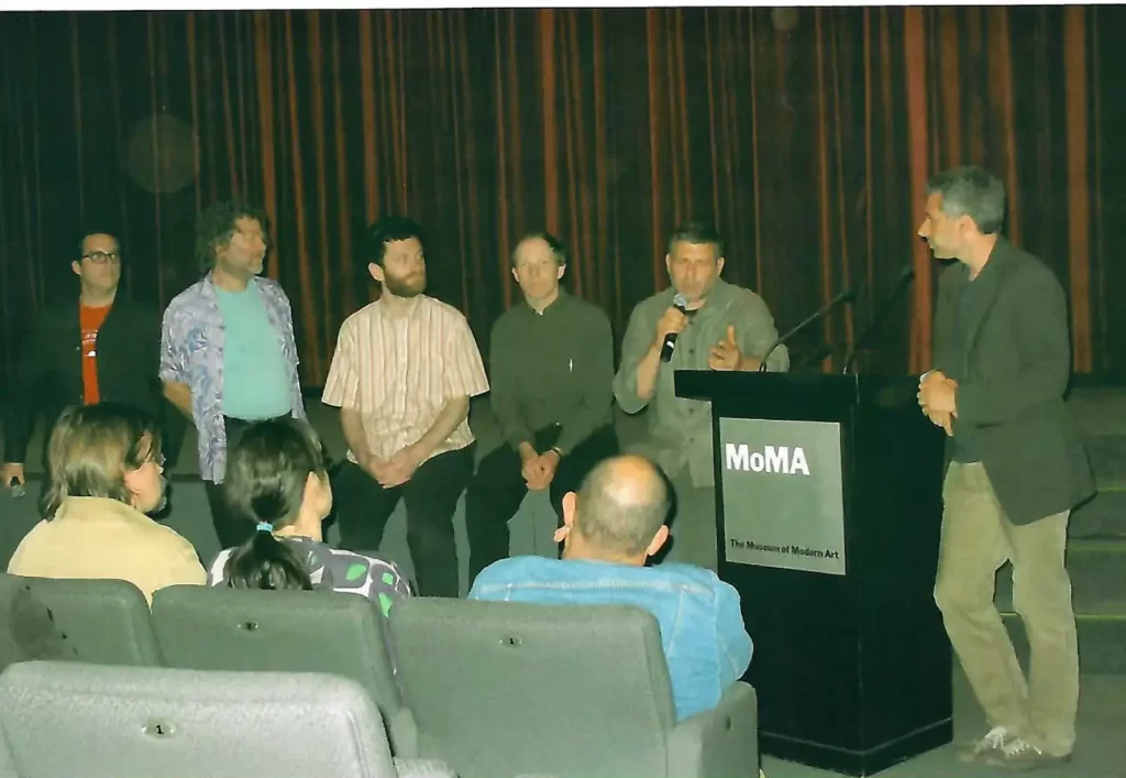 Filmmaker Pete Sillen speaks at MoMA premiere of I Am Secretly and Important Man, May, '10