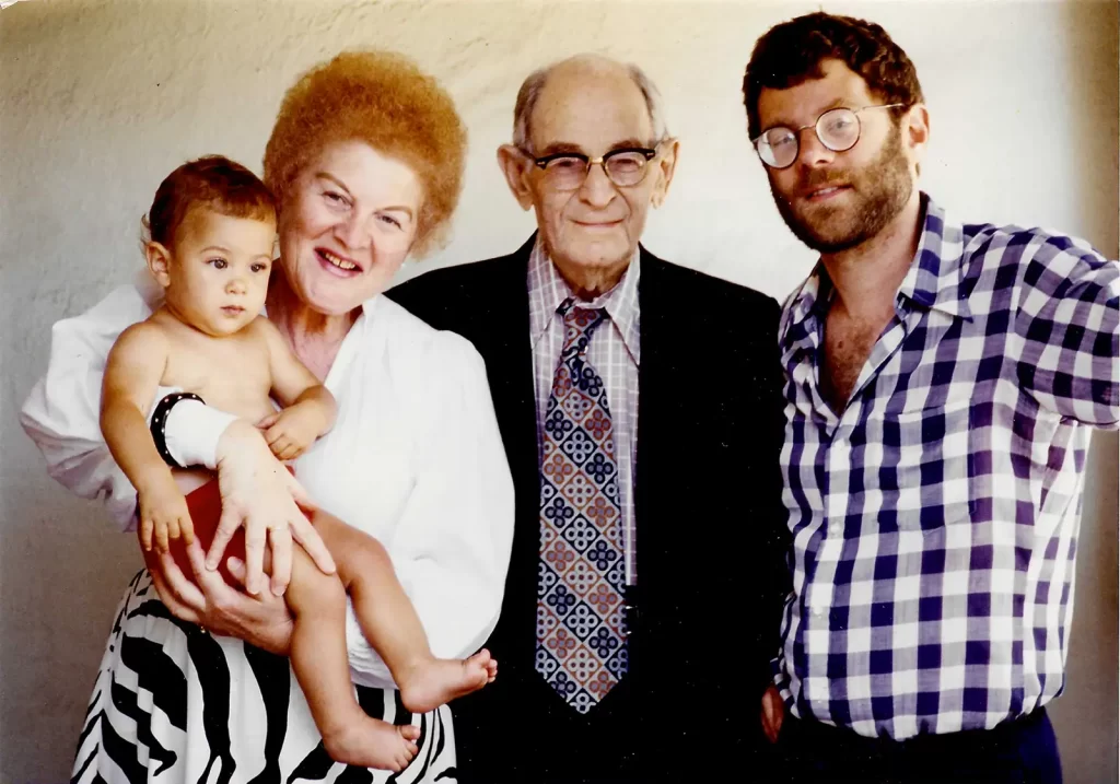 Four generations 82 (with Doug, mom, grandpa)