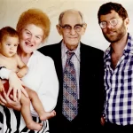 Four generations 82 (with Doug, mom, grandpa)