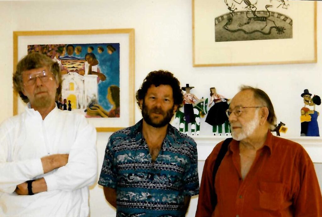 Fred Usher & John Caruthers, each a dear friends and mentors, June 99