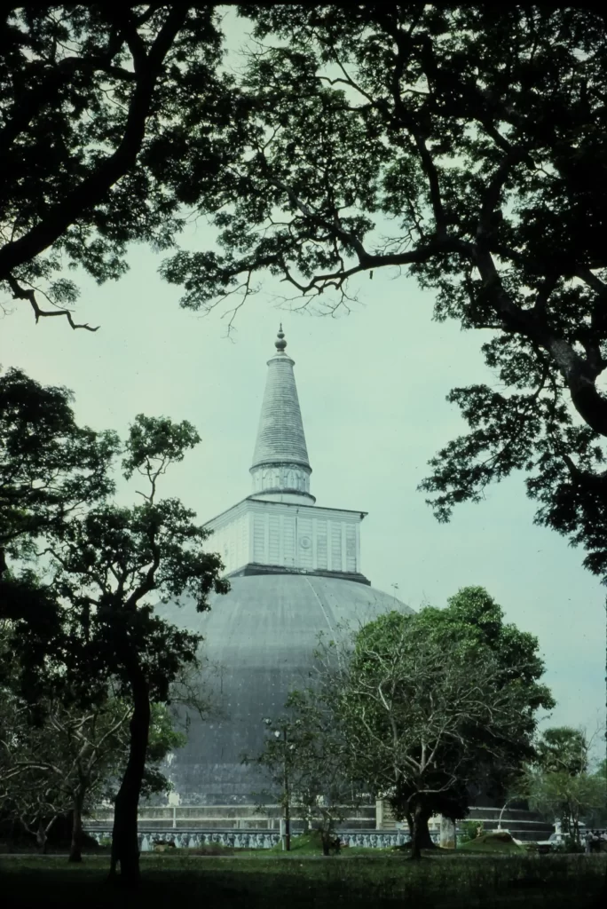Sri Dalada Maligawa (Temple of the Sacred Tooth Relic) stupa, Kandy, Sri Lanka, April 77