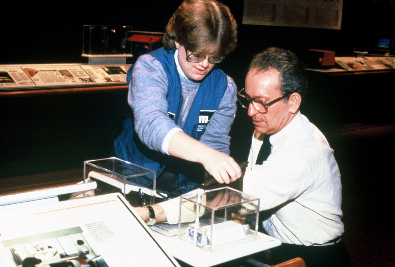 Widespread applications of microchip technology made possible home health-care devices like this blood pressure measuring device.