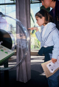 Another interactive display that helped visitors understand principles of crop plant physiology